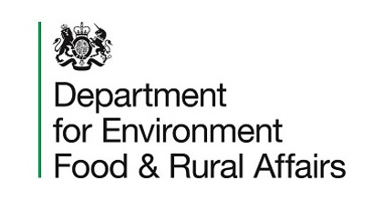 Logo for the Department for Environment, Food & Rural Affairs (Defra)