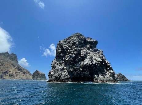 Image of sea stack off St Helena